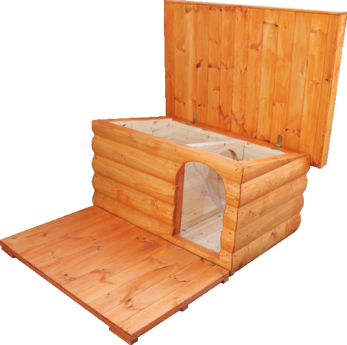 Goofy isolierte Hundehütte