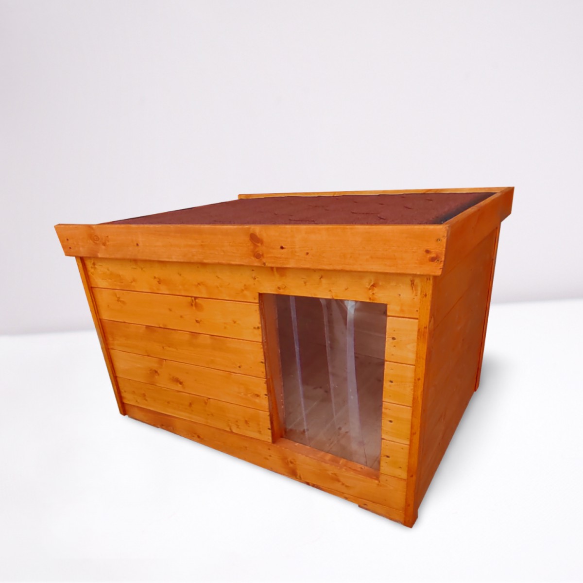 Donn isolierte Hundehütte